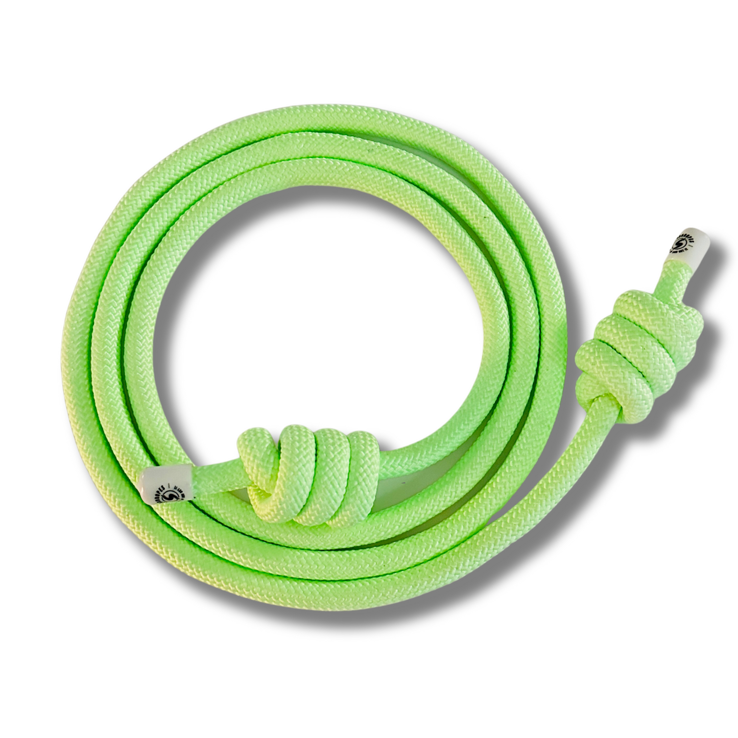 light lime green glow in the dark flow rope