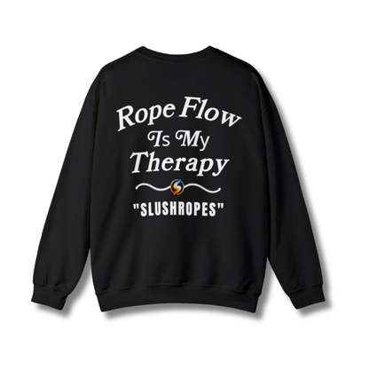 ROPE FLOW IS MY THERAPY CREWNECK